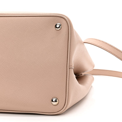 Prada Saffiano Cuir Medium Double Handle Tote Cammeo 8 of 9
