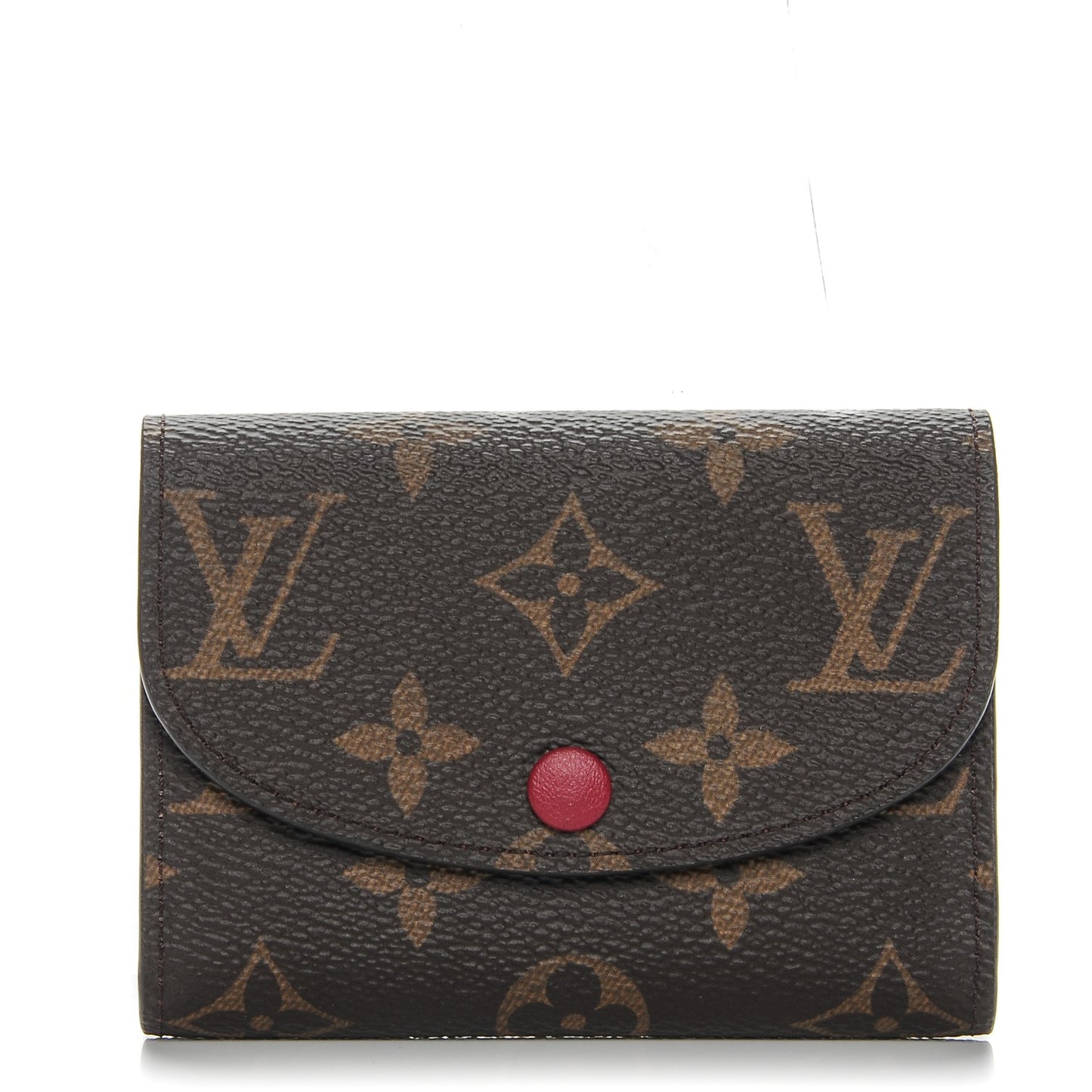Monogram Rosalie Coin Purse Fuchsia
