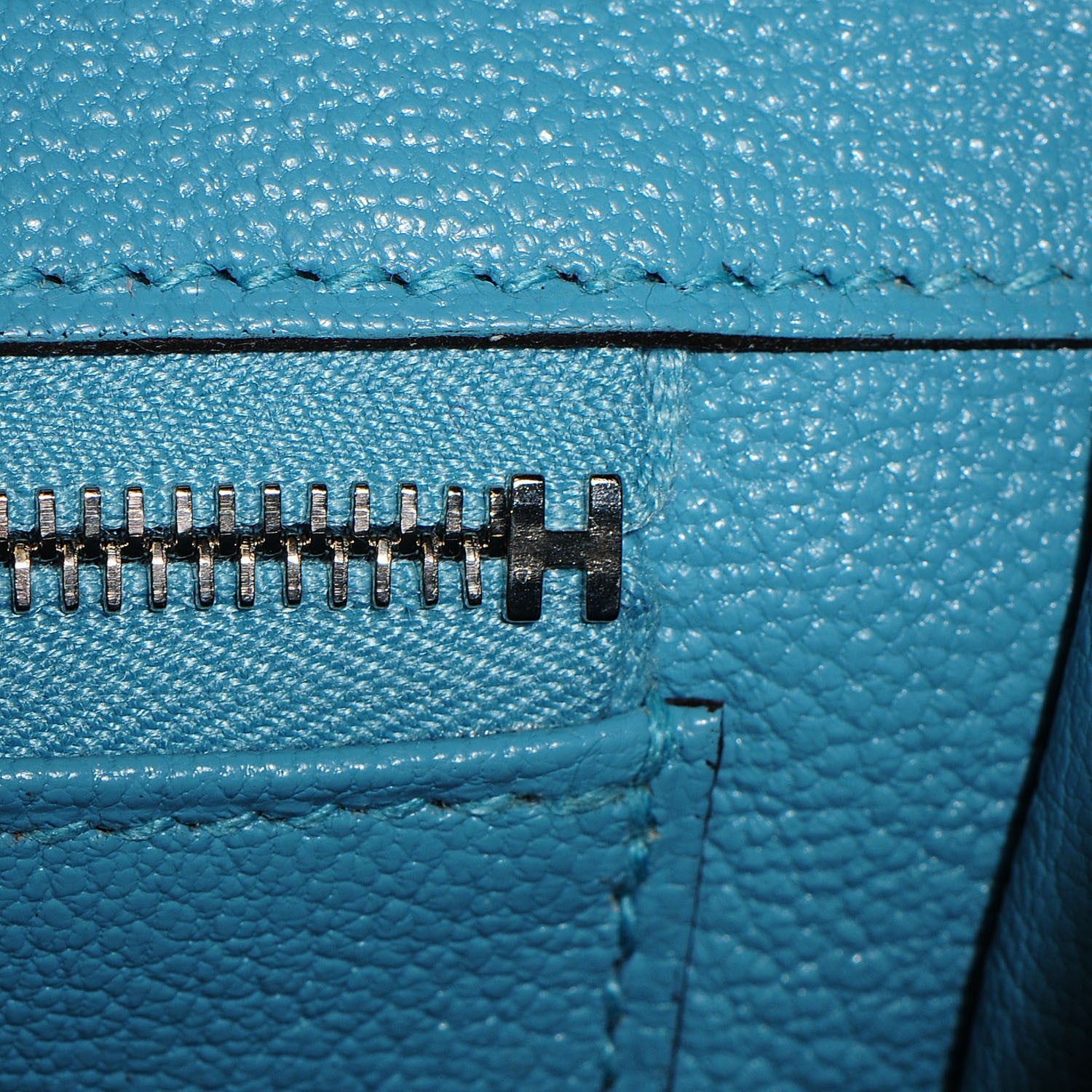 Hermes Togo Birkin 35 Bleu Saint Cyr 18 of 26