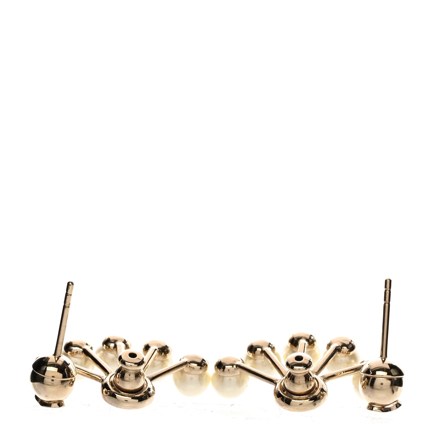 Pearl Petite CD Earrings Gold