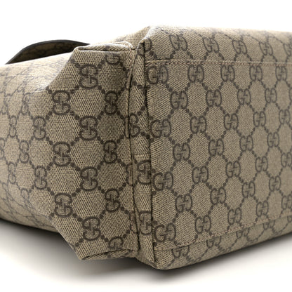 Gucci GG Plus Monogram Messenger Diaper Bag Dark Brown 9 of 12
