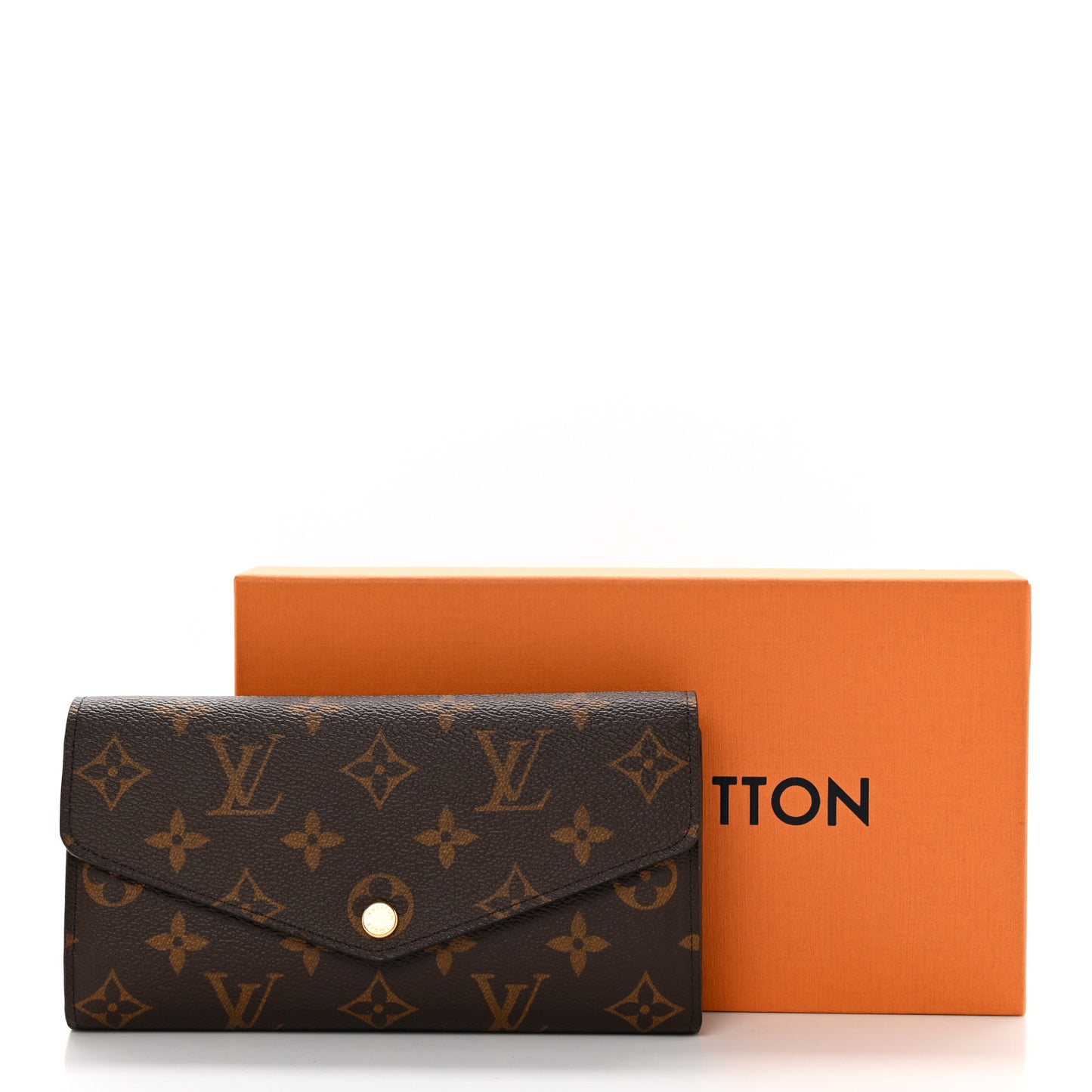 Monogram Sarah Wallet NM Coquelicot