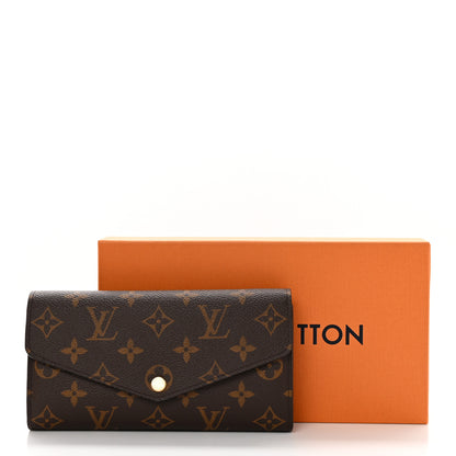 Louis Vuitton Monogram Sarah Wallet NM Coquelicot 9 of 9