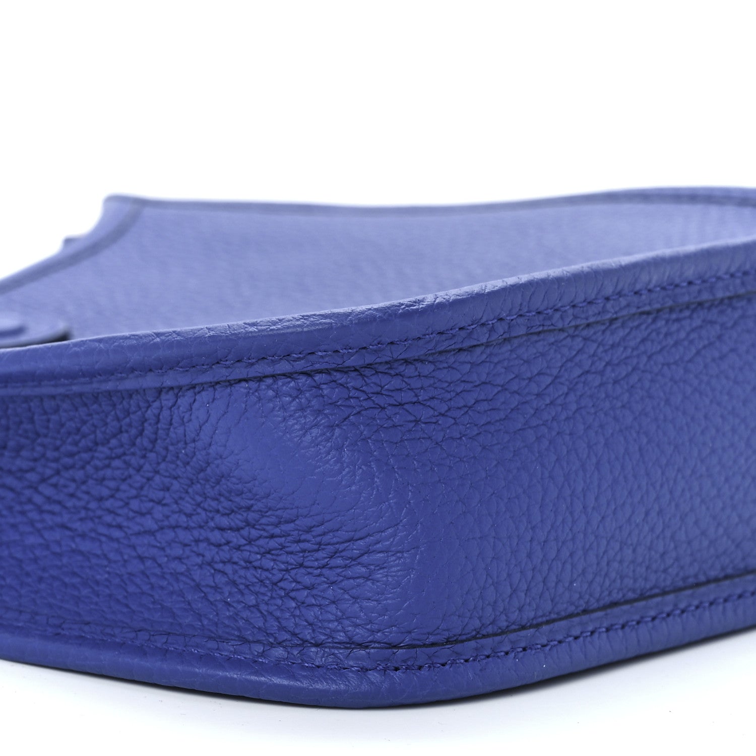 Hermes Taurillon Clemence Maxi Quadrille Evelyne TPM Royal Bleu Bleu Bill Biscuit Rouge H 9 of 10