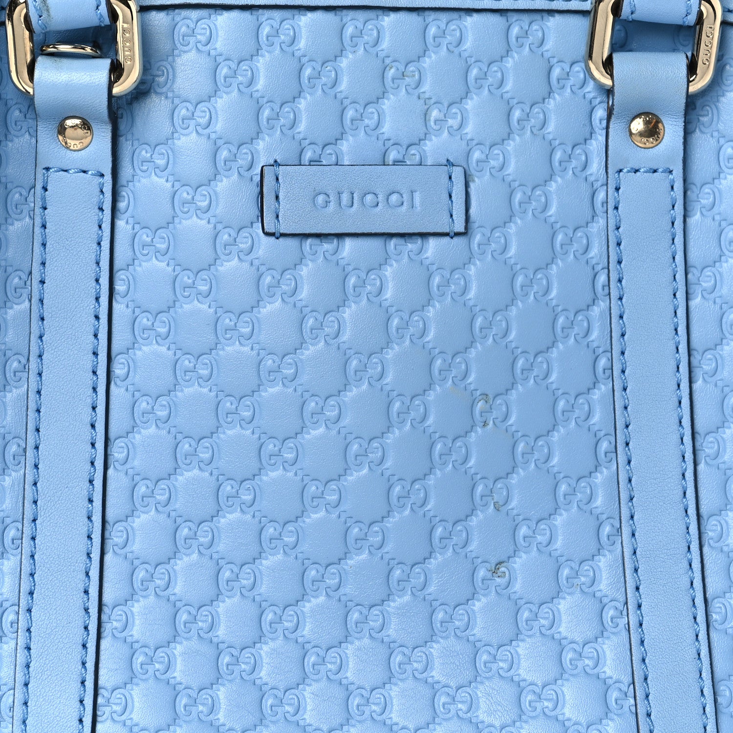 Gucci Microguccissima Mini Dome Bag Mineral Blue 9 of 11