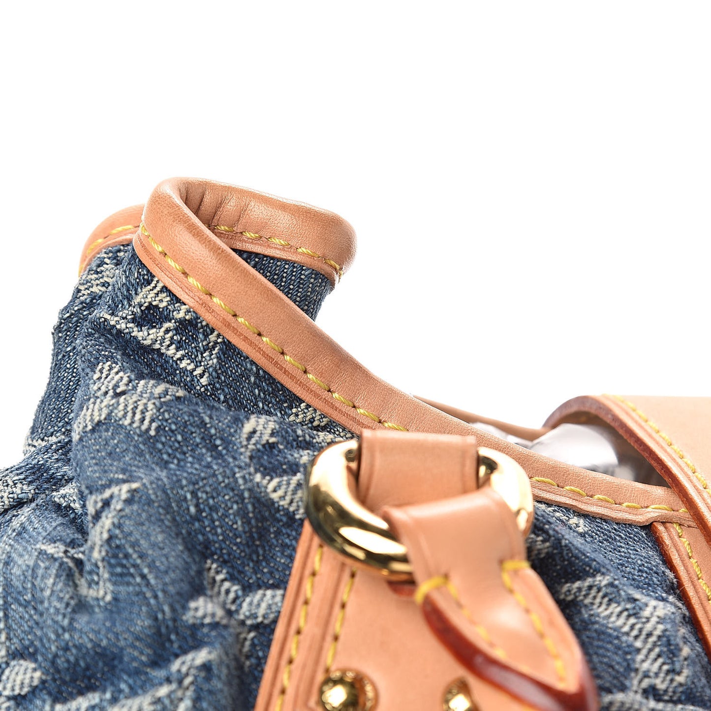 Monogram Denim Pleaty Blue