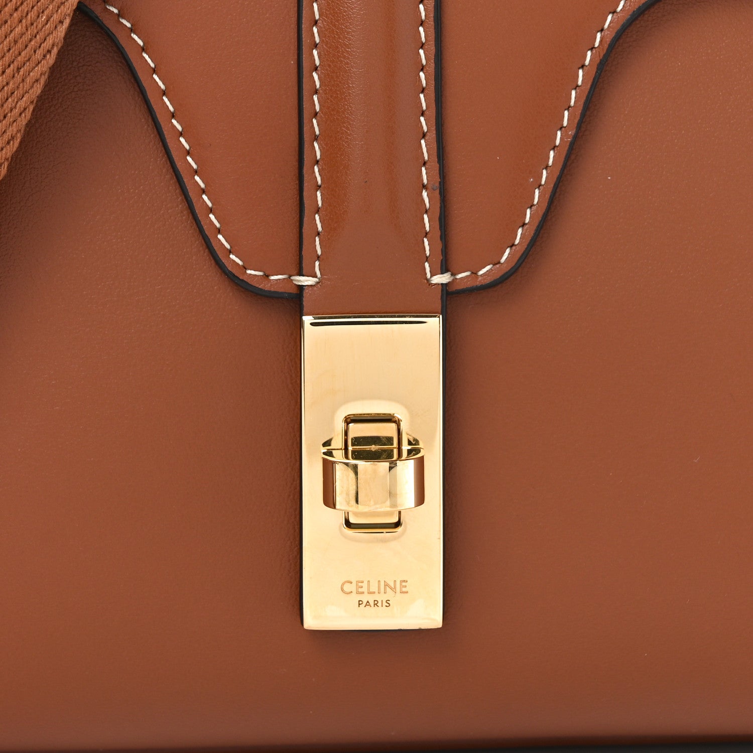 Celine Smooth Calfskin Teen 16 Crossbody Bag Soft Tan 8 of 10
