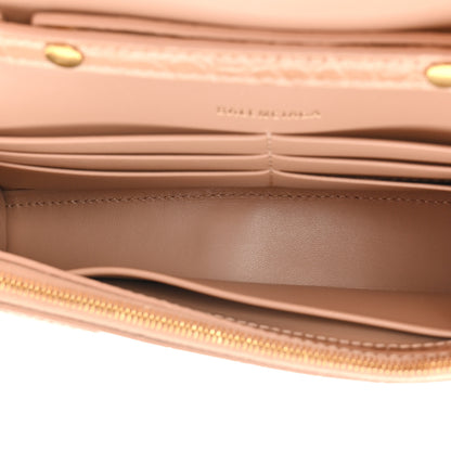 Balenciaga Shiny Calfskin Crocodile Embossed Hourglass Chain Bag Nude Beige 4 of 10