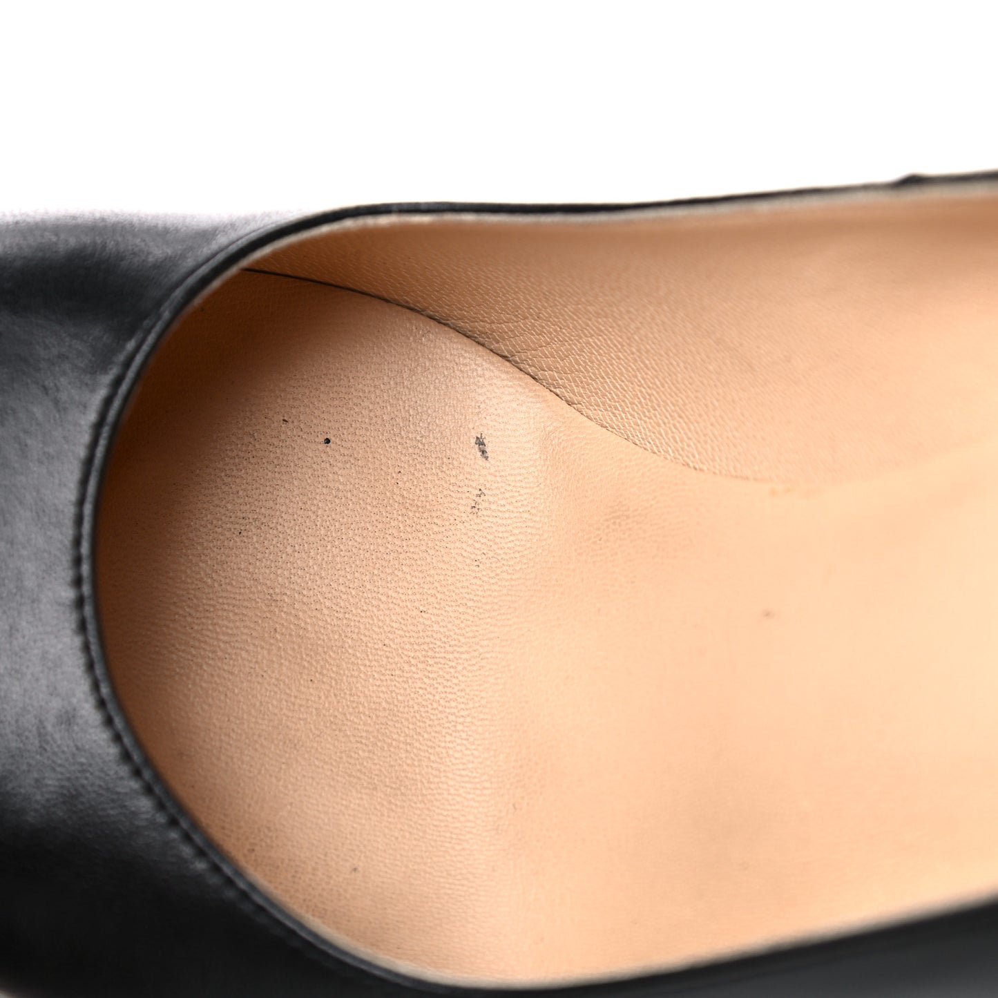 Lambskin CC Cap Toe Platform Pumps 38.5 Black