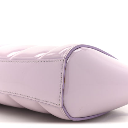 Givenchy Patent Calfskin 4G Padded XS Lock Antigona Shoulder Bag Lilac 9 of 10