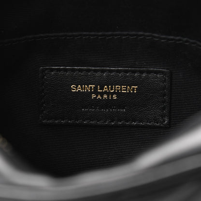 Saint Laurent Calfskin Matelasse Monogram Lou Belt Bag Black 6 of 10