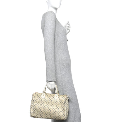 Louis Vuitton Mini Lin Croisette Speedy 30 Blue 2 of 15