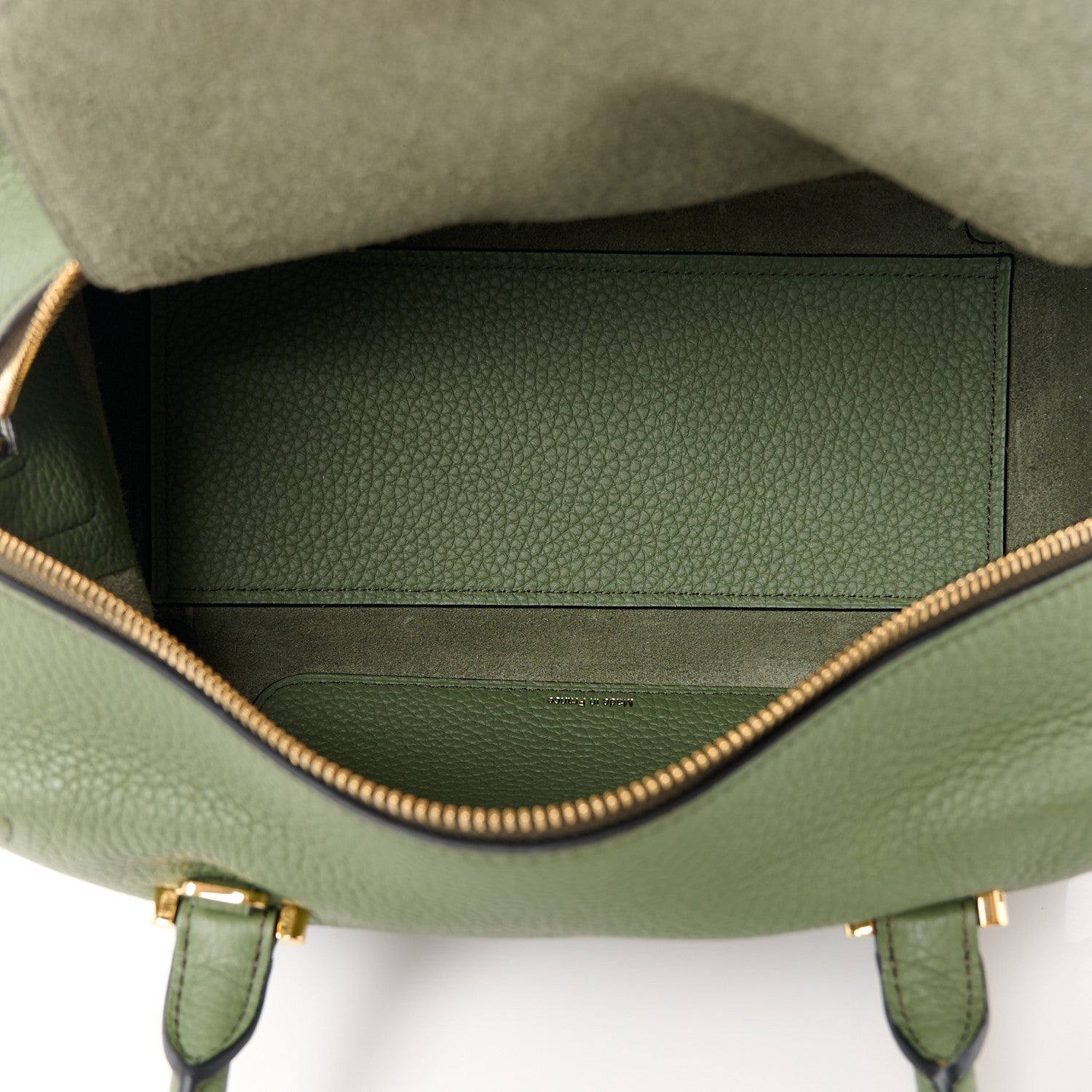 Delvaux Grained Bullskin Gradient Cool Box MM Green Black 5 of 10