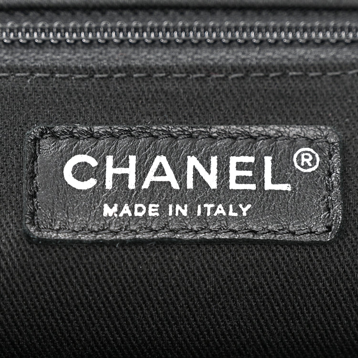 Chanel Grained Calfskin Large Coco Eyelets Shopping Tote Black 6 of 19