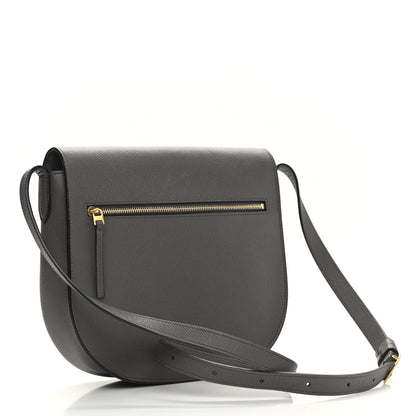 Celine Grained Calfskin Medium Trotteur Grey 3 of 11