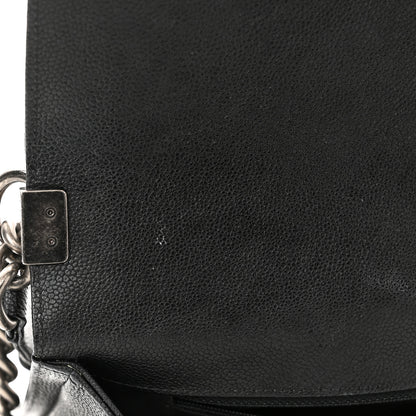 Chanel Caviar Quilted New Medium Boy Flap Black 10 of 12
