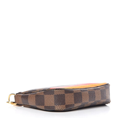 Louis Vuitton Damier Ebene 2015 Christmas Animation Mini Pochette Accessories 4 of 10