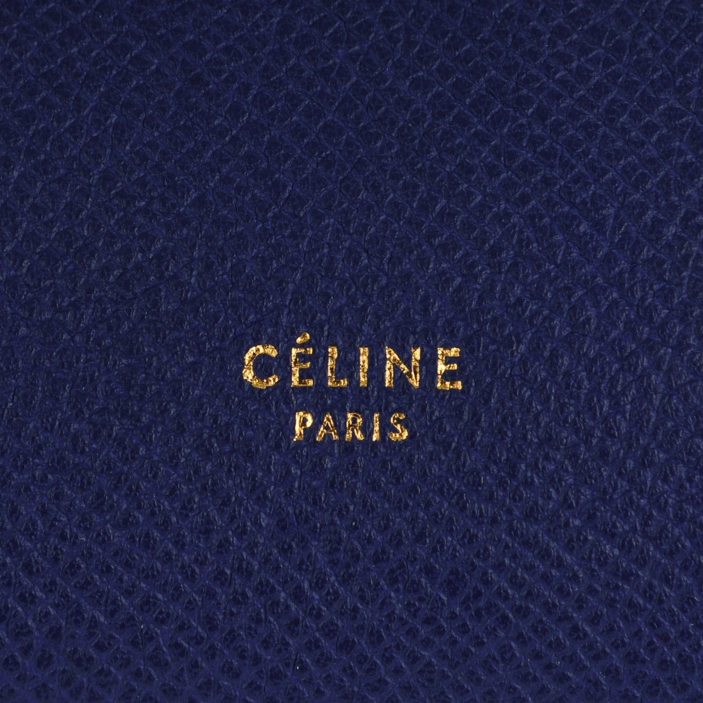 Grained Calfskin Mini Belt Bag Indigo