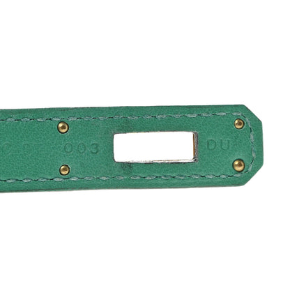 Hermes Swift Kelly Cut Clutch Pochette Vert Vertigo 7 of 7
