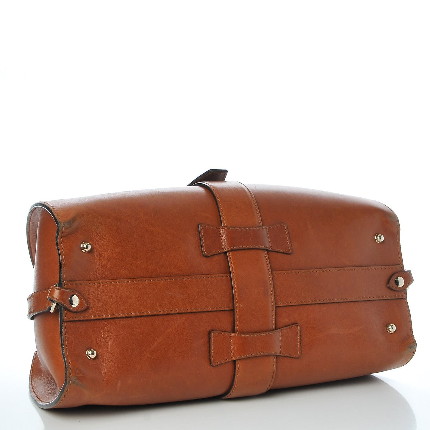 Calfskin Medium Stirrup Top Handle Bag