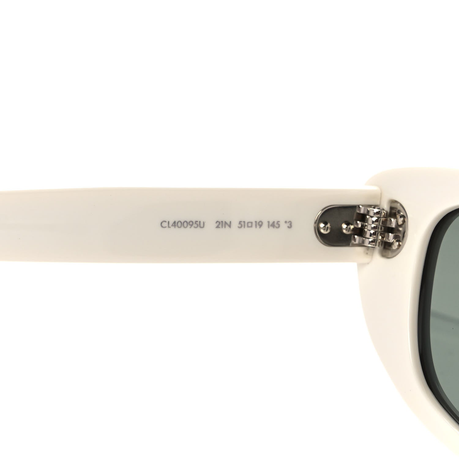 Celine Acetate Cat Eye Sunglasses CL40095U White 5 of 7