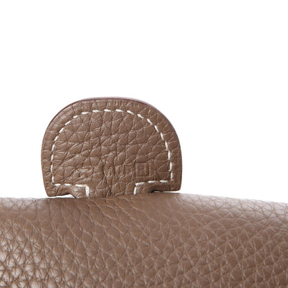 Hermes Taurillon Clemence Evelyne III GM Etoupe 6 of 7
