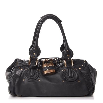 Chloe Calfskin Medium Paddington Satchel Black 1 of 14