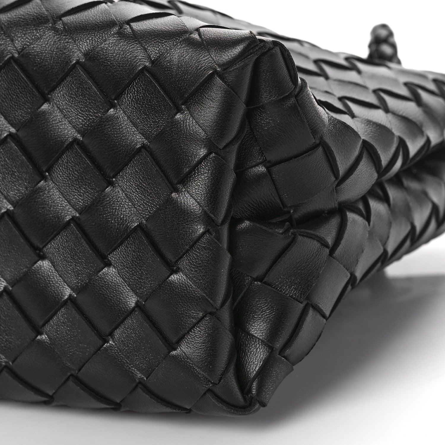 Bottega Veneta Nappa Intrecciato Small Andiamo Shoulder Bag Black 8 of 8