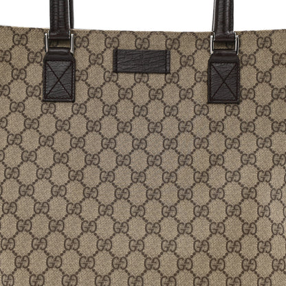Gucci GG Plus Monogram Small Vertical Tote Dark Brown 8 of 8
