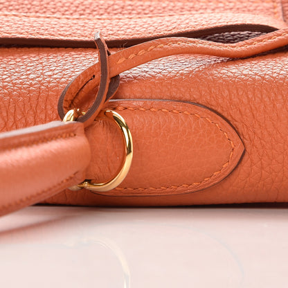 Hermes Togo Kelly Retourne 35 Orange 24 of 34