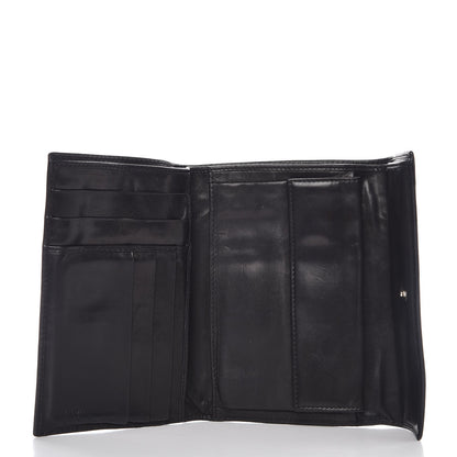 Prada Nappa Tri Fold Wallet Black 5 of 9