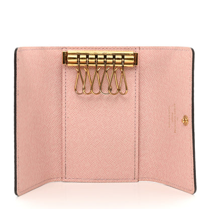 Louis Vuitton Damier Ebene Multicles 6 Key Holder Rose Ballerine 5 of 7