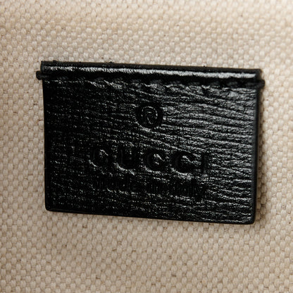 Gucci Azalea Calfskin Web Mini Horsebit 1955 Shoulder Bag Black 7 of 12