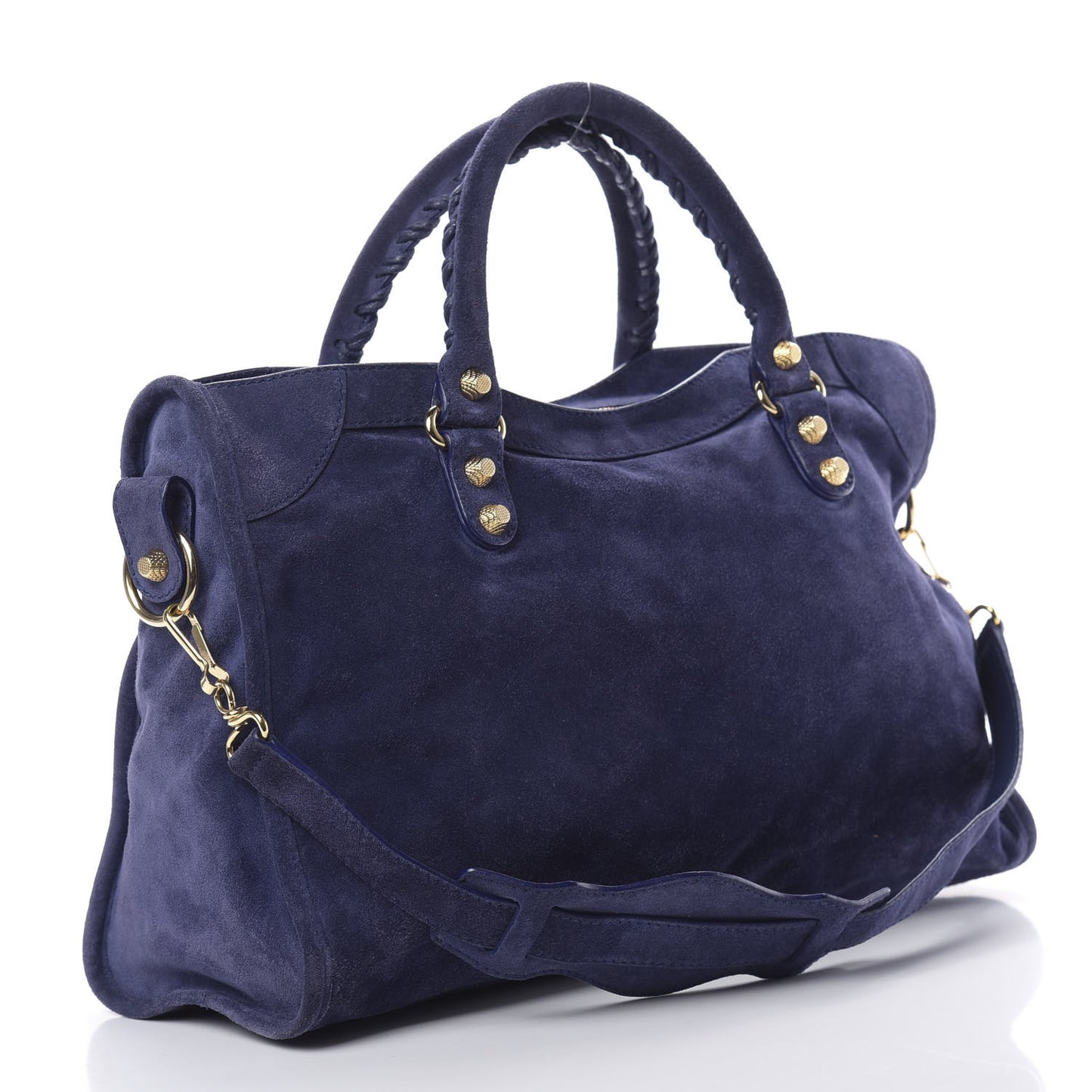 Baby Daim Suede Giant 12 Gold Hardware City Bleu Nuit