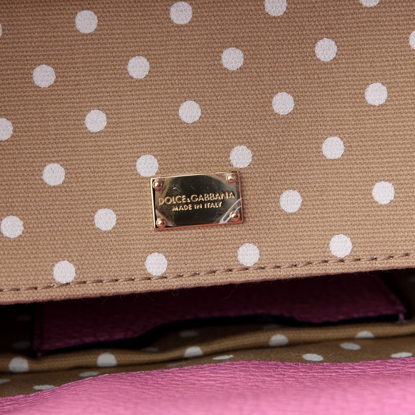 Calfskin Miss Bonita Top Handle Satchel Rosa Chiaro