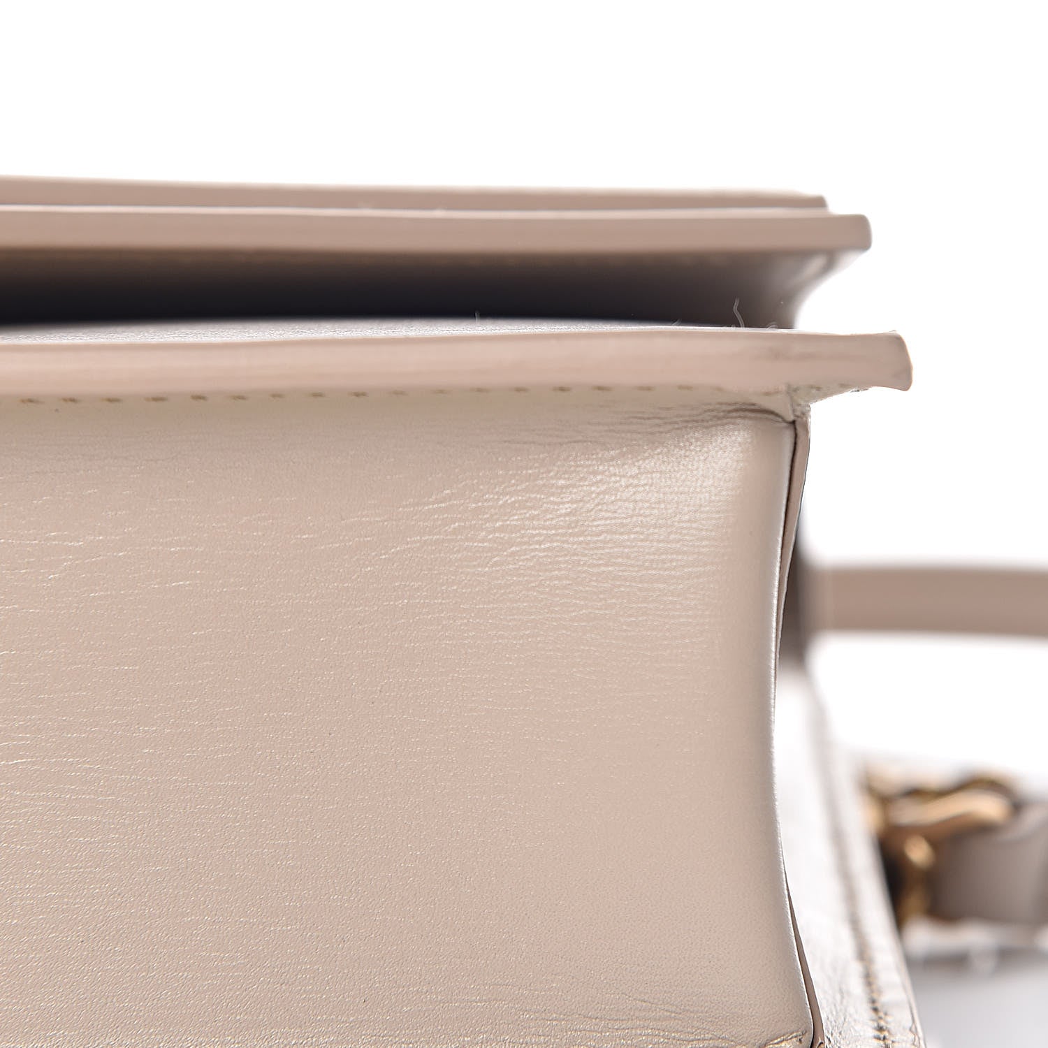 Saint Laurent Smooth Calfskin Monogram Medium Sulpice Shoulder Bag Light Natural 11 of 18