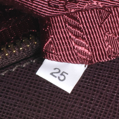 Prada Saffiano Lux Large Tote Bordeaux 8 of 8