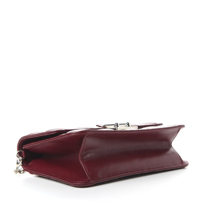 Christian Dior Lambskin Cannage Miss Dior Promenade Pouch Plum 4 of 8
