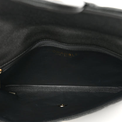 Chanel Caviar Quilted Flap Clutch Black 5 of 7