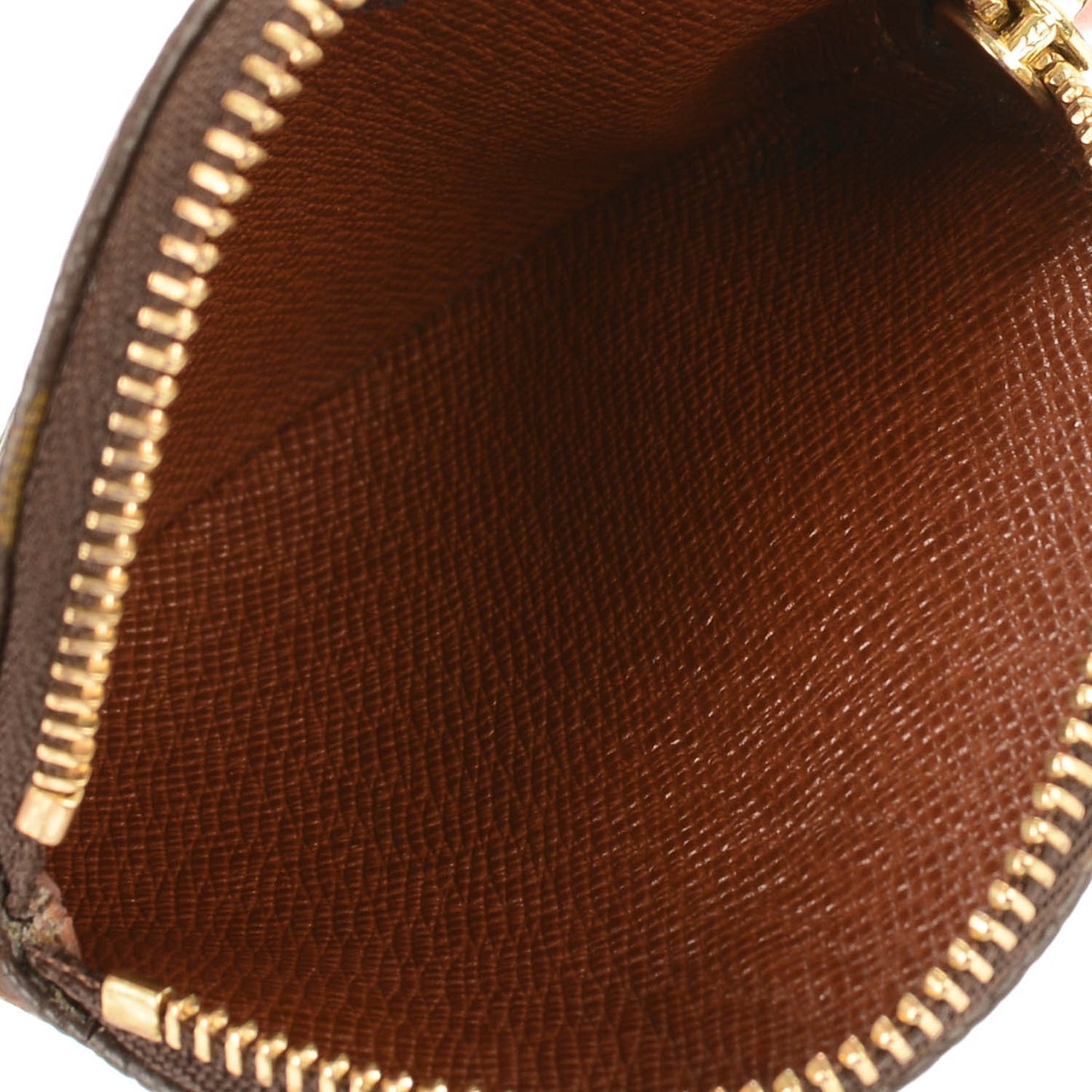 Monogram Round Coin Purse
