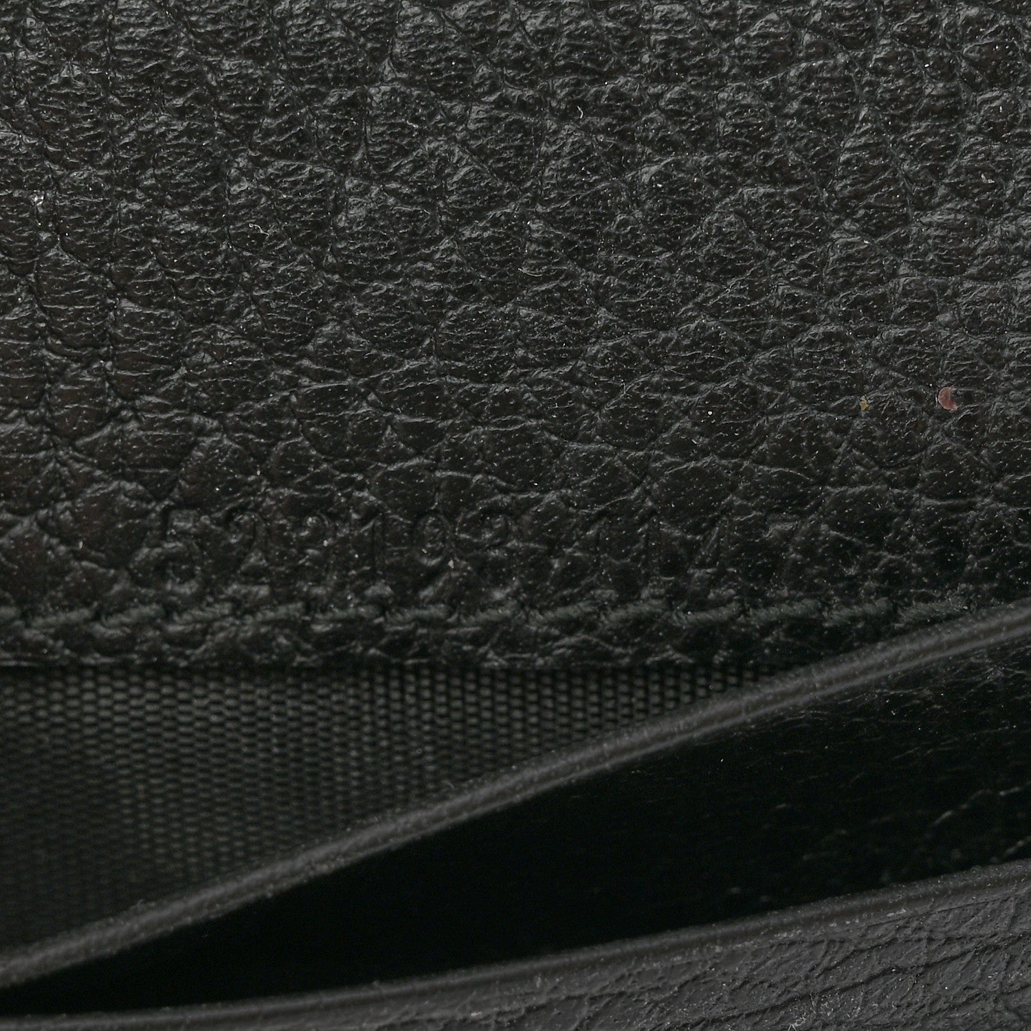 Gucci Dollar Calfskin GG Marmont French Wallet Black 7 of 7