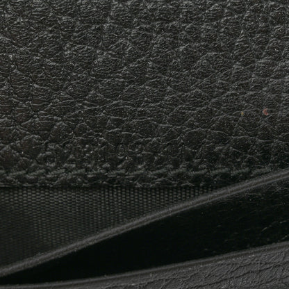 Gucci Dollar Calfskin GG Marmont French Wallet Black 7 of 7