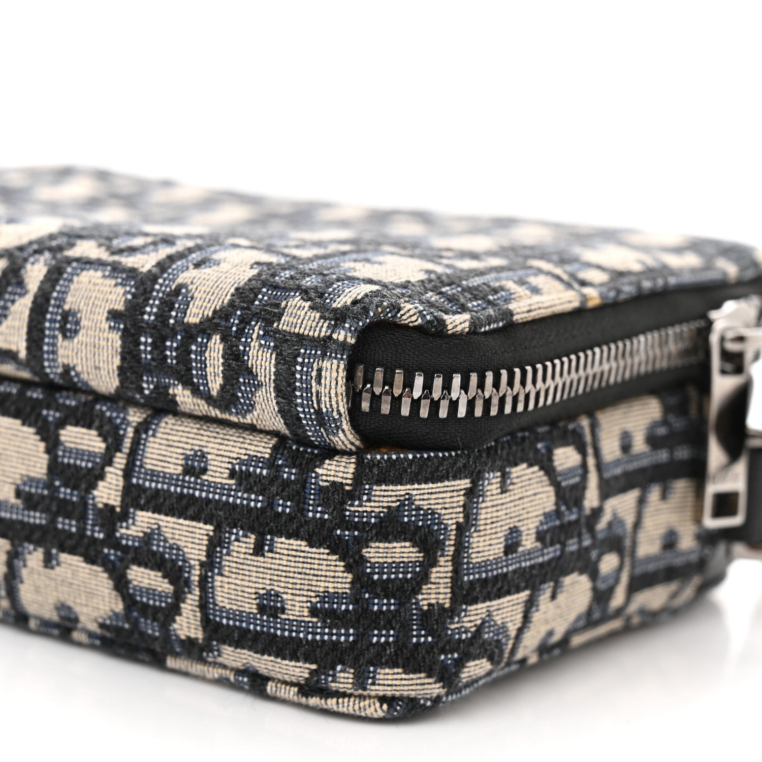 Christian Dior Oblique Pouch Beige Black 11 of 14