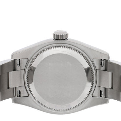 Rolex Stainless Steel 26mm Oyster Perpetual Watch Black 176200 4 of 4