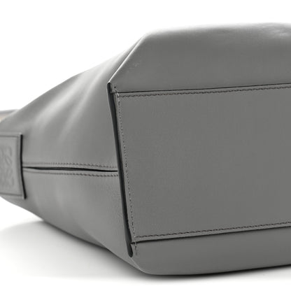 Loewe Supple Smooth Calfskin Jacquard Small Cubi Crossbody Bag Asphalt Grey 9 of 10