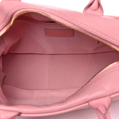 Chanel Caviar Quilted Small Bowler Pink 5 of 14