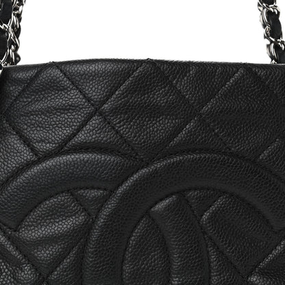 Chanel Caviar Quilted Timeless CC Soft Tote Black 7 of 12
