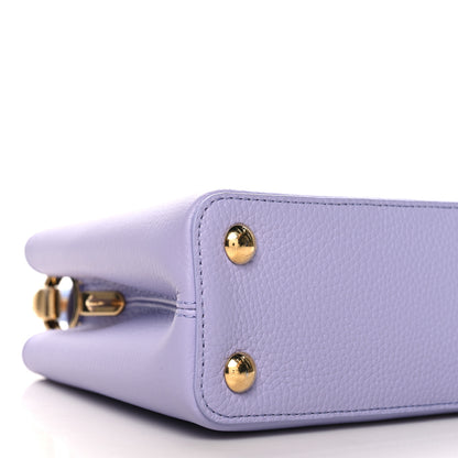 Louis Vuitton Taurillon Kintsugi Capucines BB Iris 8 of 9