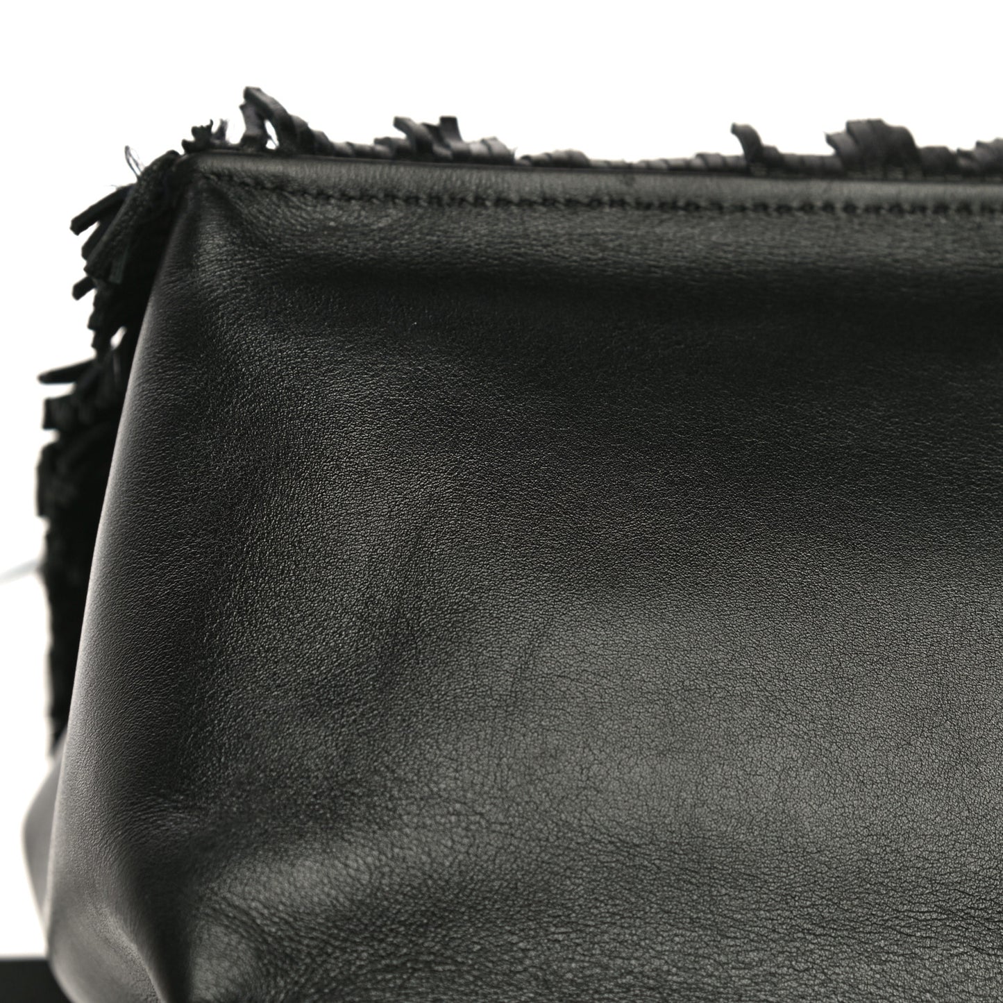 Calfskin The Rope Crossbody Bag Black