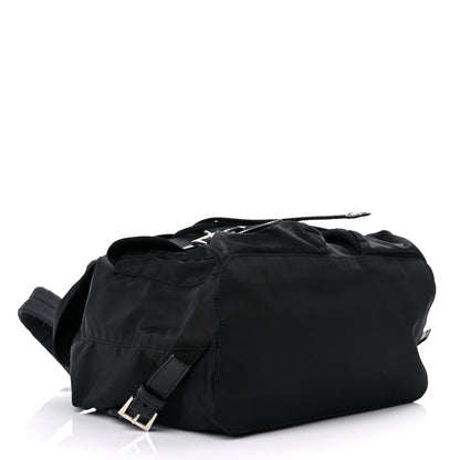 Prada Tessuto Nylon Saffiano Medium Backpack Black 4 of 16
